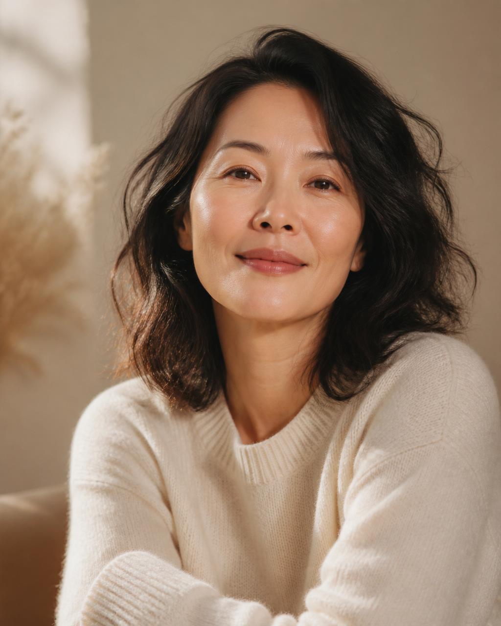A healthy woman in her 40s — the kind of everyday wellbeing our programmes support